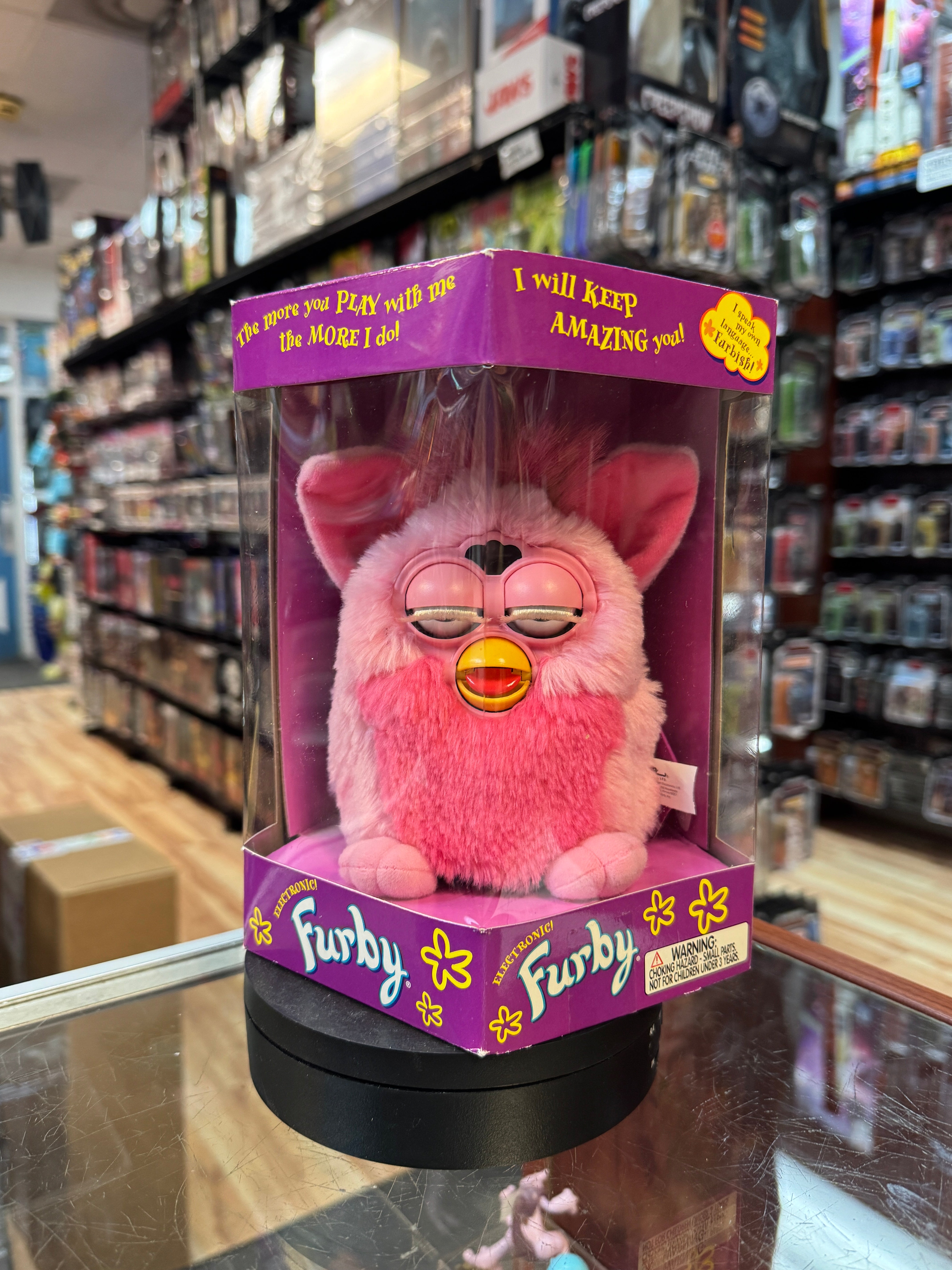 FURBY [11] BABY BABIES tiger electronics HASBRO 1999 - PEACHY - fonctionne bien EUR 45,00