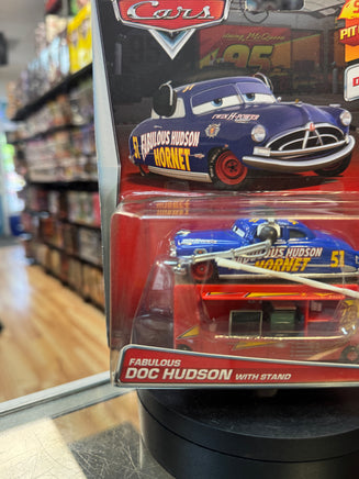 Fabulous Doc Hudson with Stand Deluxe (Pixar Cars, Mattel) SEALED - Bitz & Buttons