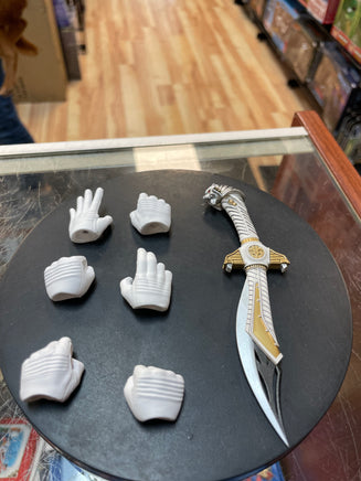 White Ranger  1/6 Scale (Threezero, MMPR Power Rangers) COMPLETE - Bitz & Buttons