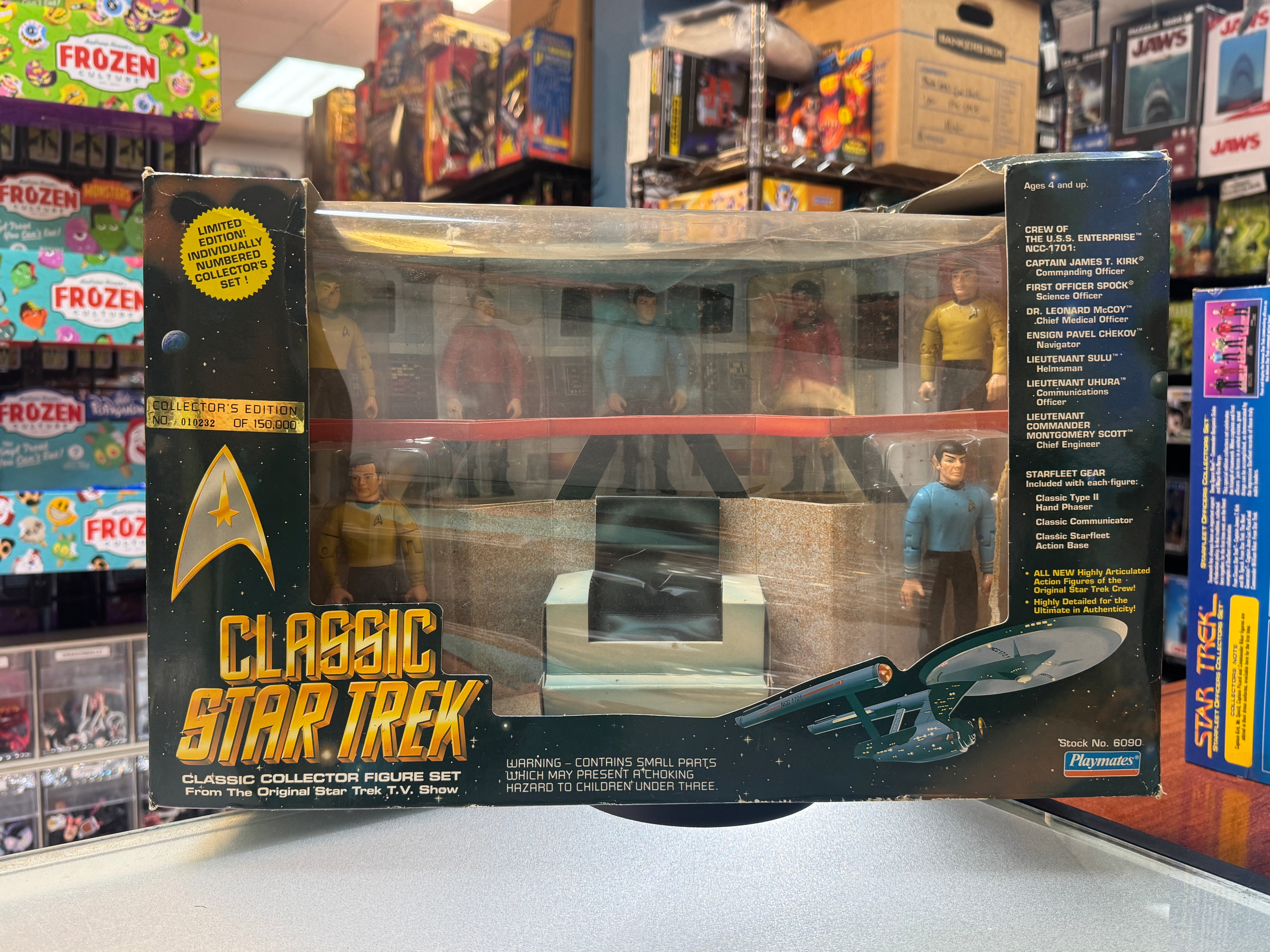 Classic Bridge Collectors Set (Vintage Star Trek, Playmates) NEW