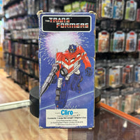 Optimus Prime Soap 6168 (Transformers G1, Cliro) Sealed