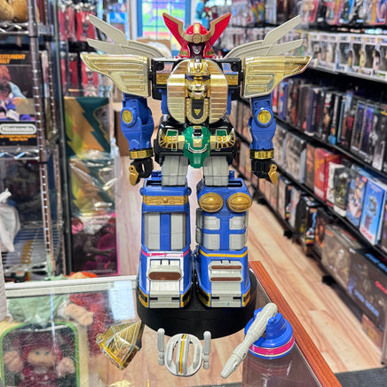 Zeo Megazord with Accessories (Vintage MMPR Power Rangers, Bandai) - Bitz & Buttons