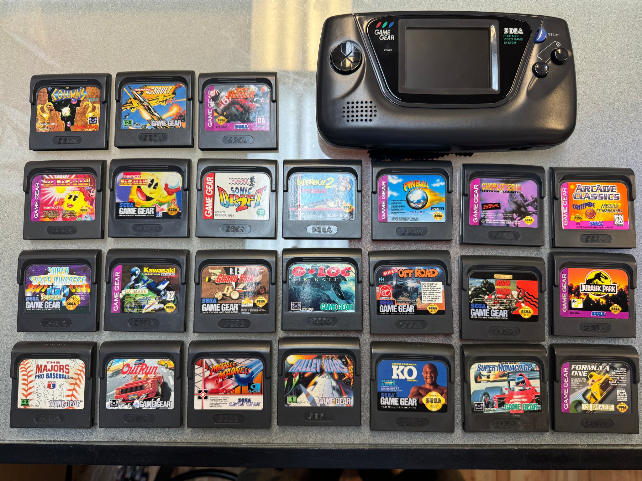 game gear sega SEGA Game Gear with 24 Games (SEGA, Vintage Video Games) **RECAPPED &