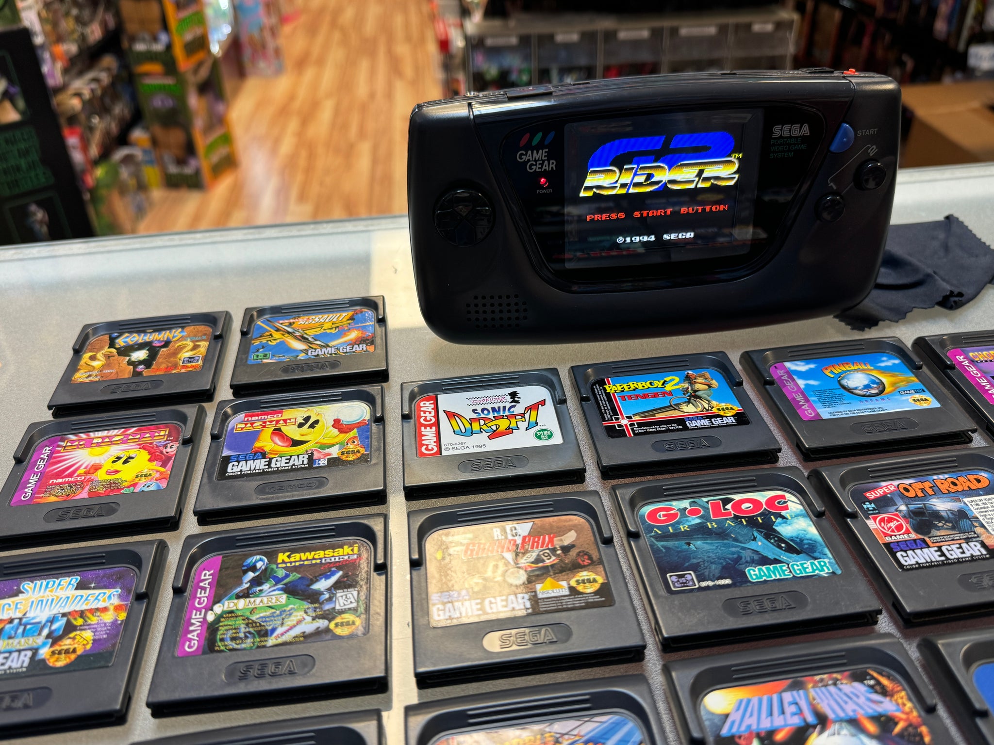 how many game gear games are there SEGA Game Gear with 24 Games (SEGA, Vintage Video Games) **RECAPPED &