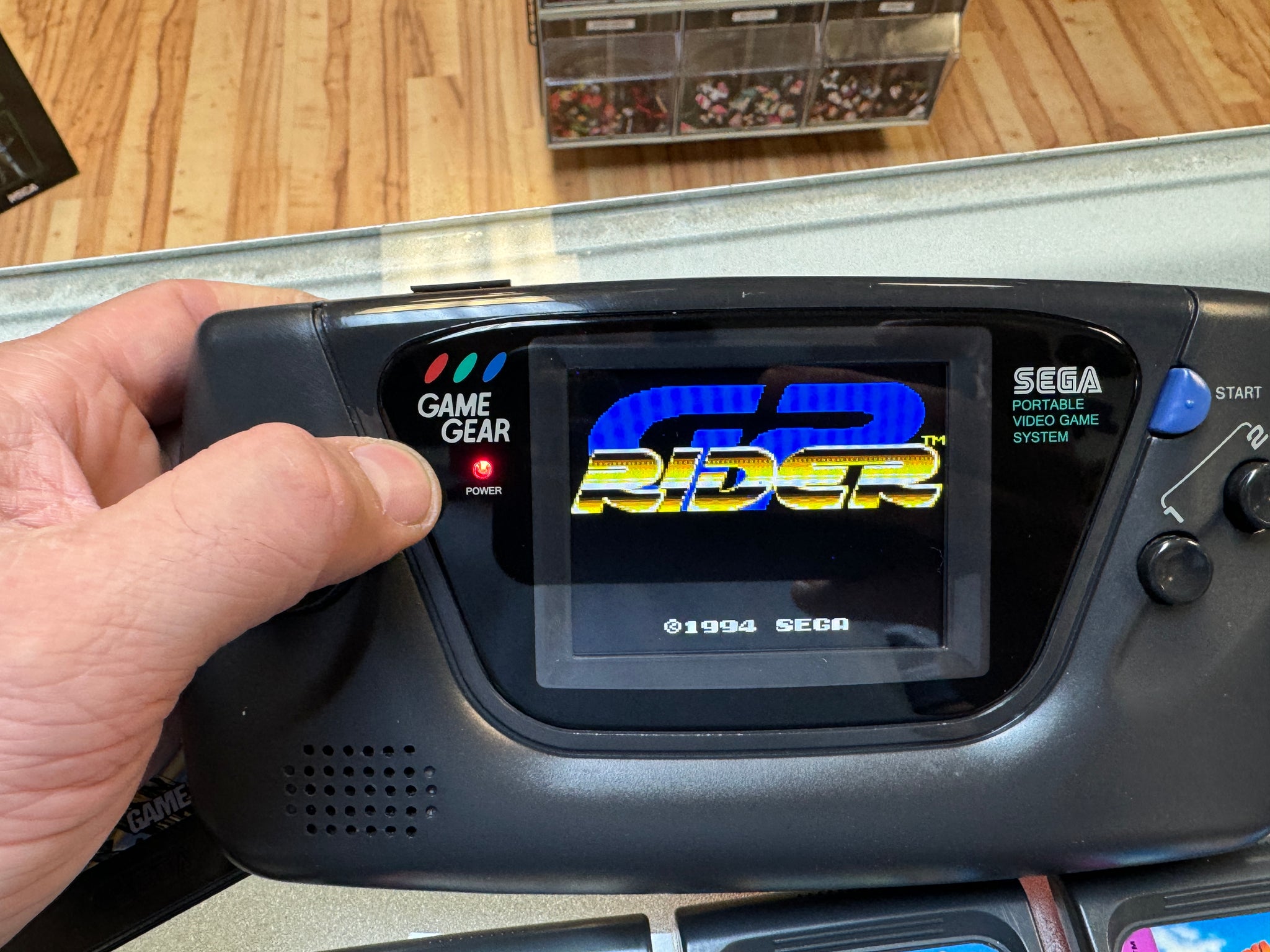 game gear ips screen SEGA Game Gear with 24 Games (SEGA, Vintage Video Games) **RECAPPED &