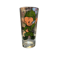 Elmer Fudd Portrait (Vintage Happy Meal Glasses, Looney Tunes) - Bitz & Buttons