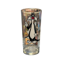 Sylvester Portrait (Vintage Glass, Looney Tunes)