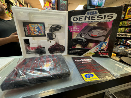 Sega Genesis Model 1 System with Box & Inserts CIB (Sega, Vintage Video Games) **COMPLETE** - Bitz & Buttons