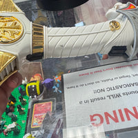 Saba White Ranger Dagger (Vintage MMPR Power Rangers, Bandai) - Bitz & Buttons
