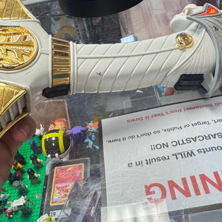 Saba White Ranger Dagger (Vintage MMPR Power Rangers, Bandai) - Bitz & Buttons