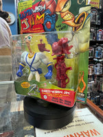 Defender of Earth Earthworm Jim (Playmates, Vintage Earthword Jim) SEALED - Bitz & Buttons