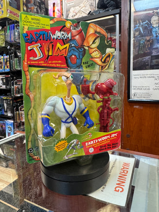 Defender of Earth Earthworm Jim (Playmates, Vintage Earthword Jim) SEALED - Bitz & Buttons