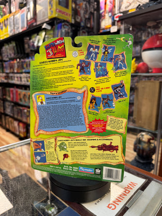 Defender of Earth Earthworm Jim (Playmates, Vintage Earthword Jim) SEALED - Bitz & Buttons