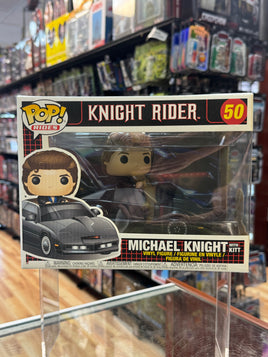 Michael Knight with Kitt Deluxe (Funko Pop, Knight Rider) - Bitz & Buttons