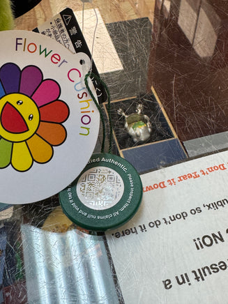 Rainbow Flower Cushion (Takashi Murakami, Complexcon) AUTHENTIC - Bitz & Buttons