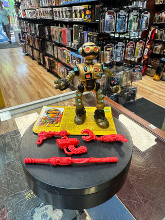 Fugitoid with File Card  (Vintage TMNT Ninja Turtles, Playmates) COMPLETE - Bitz & Buttons