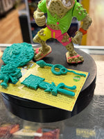 Napoleon Bonafrog with File Card  (Vintage TMNT Ninja Turtles, Playmates) COMPLETE - Bitz & Buttons