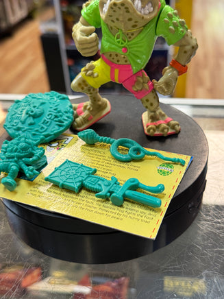 Napoleon Bonafrog with File Card  (Vintage TMNT Ninja Turtles, Playmates) COMPLETE - Bitz & Buttons