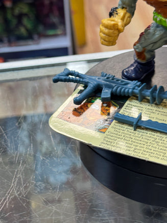 General Traag with File Card  (Vintage TMNT Ninja Turtles, Playmates) COMPLETE - Bitz & Buttons