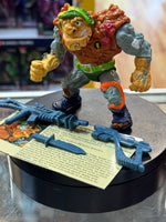 General Traag with File Card  (Vintage TMNT Ninja Turtles, Playmates) COMPLETE - Bitz & Buttons