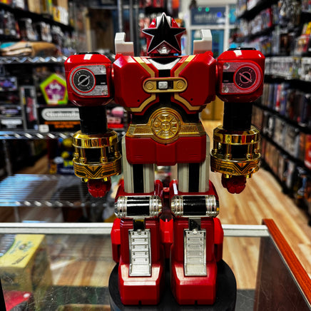 Red Battlezord Zeo with Accessories (Vintage MMPR Power Rangers, Bandai) - Bitz & Buttons