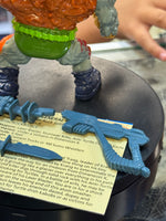 General Traag with File Card  (Vintage TMNT Ninja Turtles, Playmates) COMPLETE - Bitz & Buttons