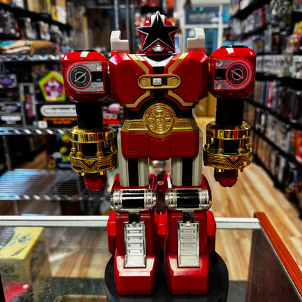 Red Battlezord Zeo with Accessories (Vintage MMPR Power Rangers, Bandai) - Bitz & Buttons
