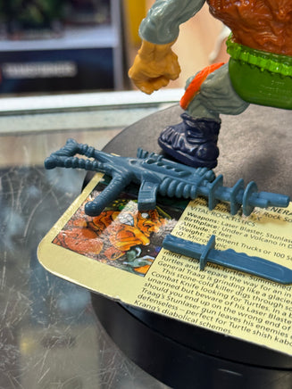 General Traag with File Card  (Vintage TMNT Ninja Turtles, Playmates) COMPLETE - Bitz & Buttons