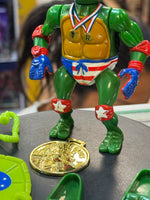 Olympic Swimmer Raphael  (Vintage TMNT Ninja Turtles, Playmates) COMPLETE - Bitz & Buttons