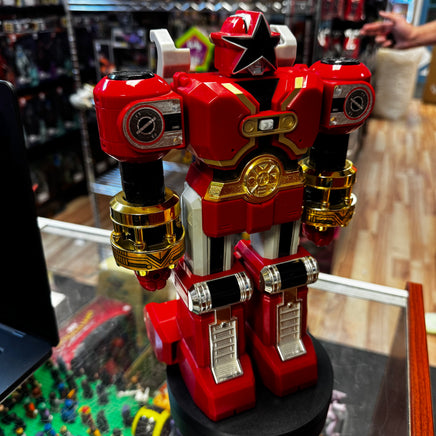 Red Battlezord Zeo with Accessories (Vintage MMPR Power Rangers, Bandai) - Bitz & Buttons