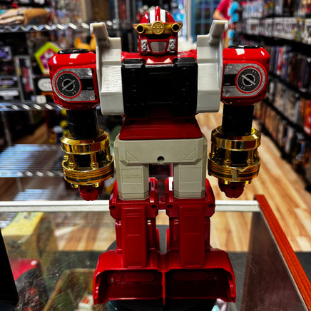 Red Battlezord Zeo with Accessories (Vintage MMPR Power Rangers, Bandai) - Bitz & Buttons