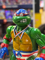 Olympic Swimmer Raphael  (Vintage TMNT Ninja Turtles, Playmates) COMPLETE - Bitz & Buttons