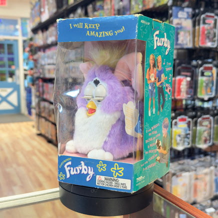 Furby Purple & White Special Edition (Vintage Furby, Tiger Electronics) SEALED - Bitz & Buttons