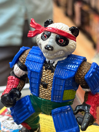 Panda Khan with File Card (Vintage TMNT Ninja Turtles, Playmates) COMPLETE - Bitz & Buttons