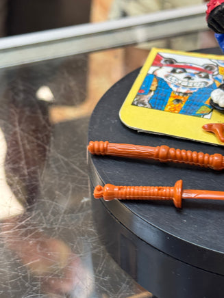 Panda Khan with File Card (Vintage TMNT Ninja Turtles, Playmates) COMPLETE - Bitz & Buttons