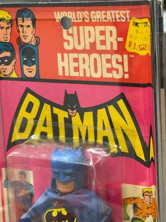 Removable Cowl Kresge Batman 1972 (Vintage Mego WGSH, DC Comics) **AFA Graded 75** - Bitz & Buttons