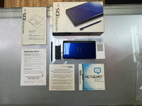 Blue Nintendo DS Lite with Box & Accessories (Nintendo, Video Game) **TESTED WORKING**