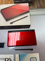 Red Nintendo DS Lite with Box & Accessories (Nintendo, Video Game) **TESTED WORKING** (Copy)