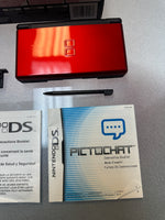 Red Nintendo DS Lite with Box & Accessories (Nintendo, Video Game) **TESTED WORKING** (Copy)