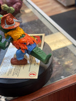 Leatherhead with File Card (Vintage TMNT Ninja Turtles, Playmates) COMPLETE - Bitz & Buttons