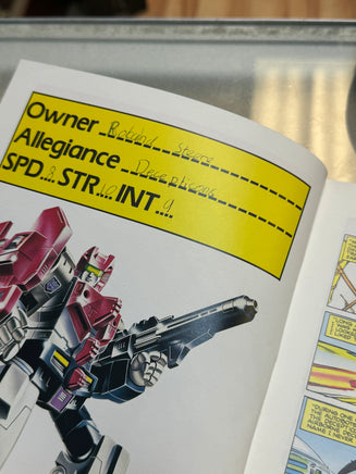 Galvatron  Annual Hardcover Book by Furman Simpson (Vintage Transformers, Hasbro) - Bitz & Buttons