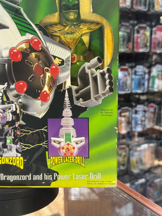 Dragonzord with Green Ranger (Vintage MMPR Power Rangers, Bandai) NEW - Bitz & Buttons