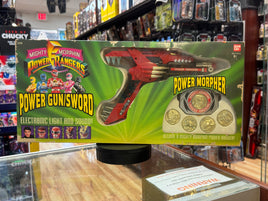 Power Gun & Sword with Morpher (Vintage MMPR Power Rangers, Bandai) NEW - Bitz & Buttons