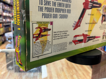 Power Gun & Sword with Morpher (Vintage MMPR Power Rangers, Bandai) NEW - Bitz & Buttons