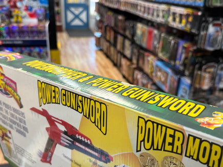 Power Gun & Sword with Morpher (Vintage MMPR Power Rangers, Bandai) NEW - Bitz & Buttons