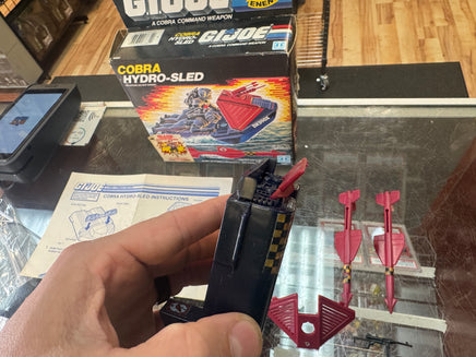 Cobra Hydro Sled with Box (Vintage GI Joe, Hasbro) **COMPLETE** - Bitz & Buttons