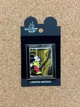 Mickey Mouse with Framed Walt (Disney, Pin Traders) - Bitz & Buttons