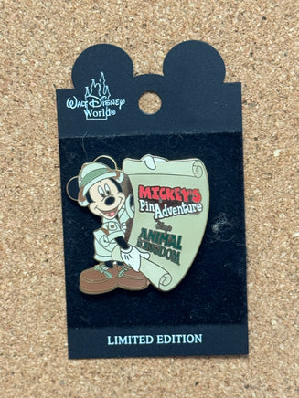 Mickey's Pin Adventure at Animal Kingdom (Disney, Pin Traders) - Bitz & Buttons