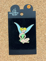 Sitting Tinkerbell (Disney, Pin Traders) - Bitz & Buttons