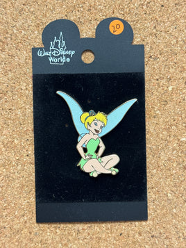 Sitting Tinkerbell (Disney, Pin Traders) - Bitz & Buttons